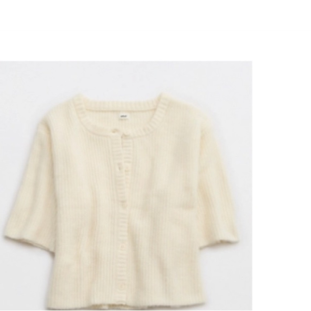 Aerie Unreal Short Sleeve Cardigan (2 sizes available) NWT